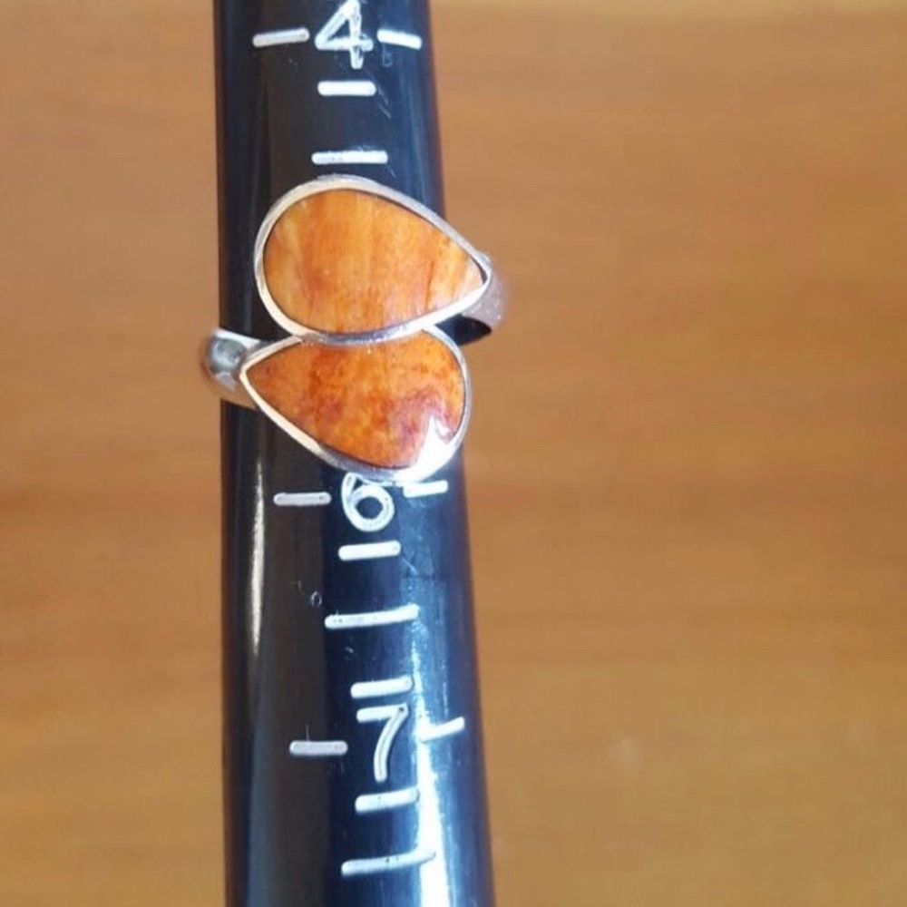 New Solid Peruvian Silver 950 Ring Size 5 - image 2